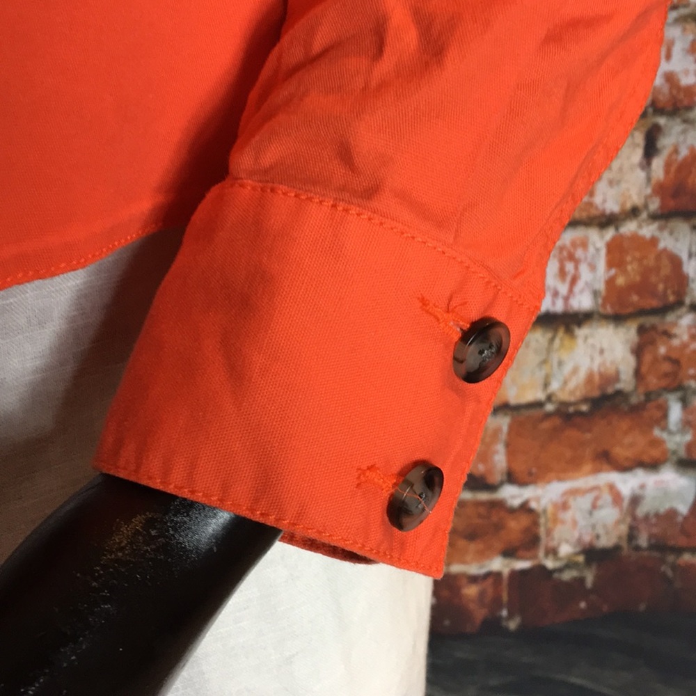Cabi Orange Button Down Collared Jacket - image 4
